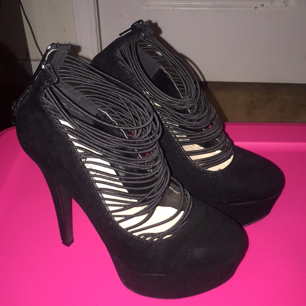 Black heels